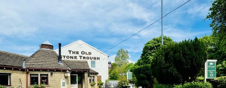 Old Stone Trough outside beer garden